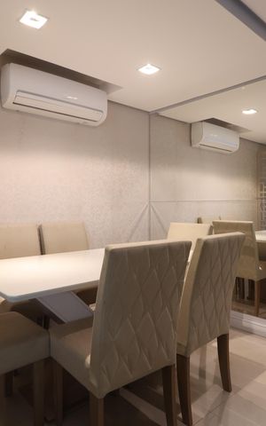 Casa de condomínio à venda com 150m², 3 quartos e 2 vagasSala