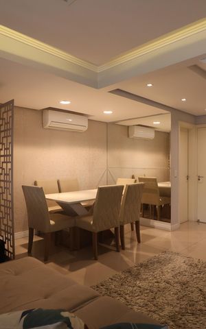 Casa de condomínio à venda com 150m², 3 quartos e 2 vagasSala