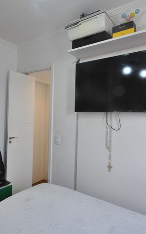 Apartamento à venda com 52m², 2 quartos e 1 vagaQuarto 1