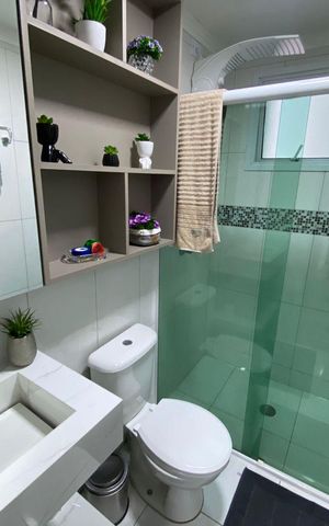 Apartamento à venda com 112m², 3 quartos e 2 vagas Apartamento à venda com 112m², 3 quartos e 2 vagasBanheiro