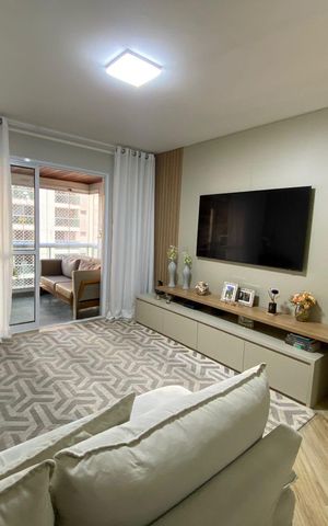 Apartamento à venda com 112m², 3 quartos e 2 vagas Apartamento à venda com 112m², 3 quartos e 2 vagasSala