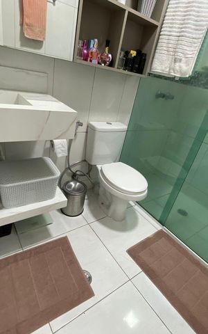 Apartamento à venda com 112m², 3 quartos e 2 vagas Apartamento à venda com 112m², 3 quartos e 2 vagasBanheiro