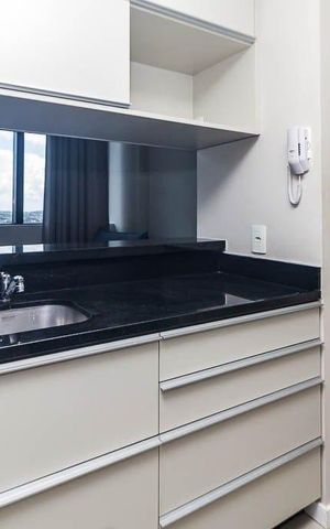 Apartamento para alugar com 60m², 1 quarto e 2 vagas Apartamento para alugar com 60m², 1 quarto e 2 vagasCozinha