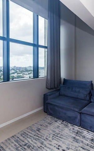 Apartamento para alugar com 60m², 1 quarto e 2 vagas Apartamento para alugar com 60m², 1 quarto e 2 vagasSala