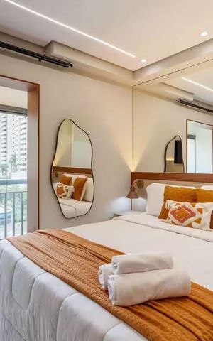 Apartamento para alugar com 26m², 1 quarto e sem vaga Apartamento para alugar com 26m², 1 quarto e sem vagaSala/Quarto