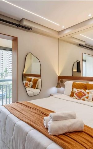 Apartamento para alugar com 26m², 1 quarto e sem vaga Apartamento para alugar com 26m², 1 quarto e sem vagaSala/Quarto