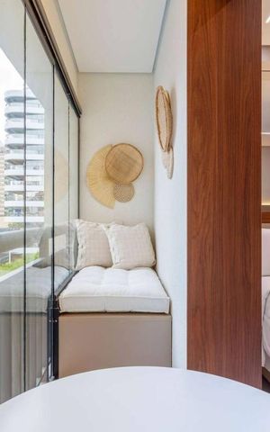 Apartamento para alugar com 26m², 1 quarto e sem vaga Apartamento para alugar com 26m², 1 quarto e sem vagaVaranda
