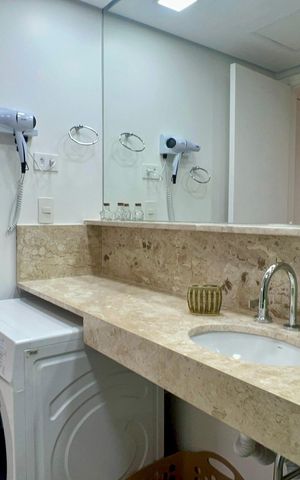Apartamento para alugar com 30m², 1 quarto e 1 vagaBanheiro da Suíte