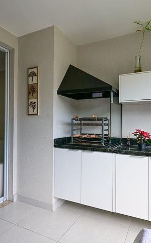 Apartamento à venda com 76m², 3 quartos e 2 vagasVaranda