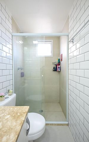 Apartamento à venda com 76m², 3 quartos e 2 vagasBanheiro Suíte 