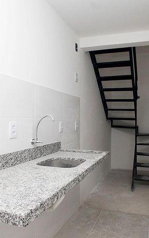 Apartamento à venda com 65m², 1 quarto e sem vagaCozinha + Área de Serviço