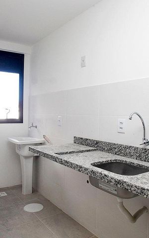 Apartamento à venda com 65m², 1 quarto e sem vagaCozinha + Área de Serviço