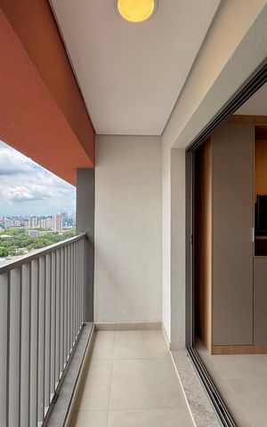Apartamento à venda com 25m², 1 quarto e sem vaga Apartamento à venda com 25m², 1 quarto e sem vagaSacada