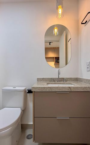 Apartamento à venda com 25m², 1 quarto e sem vaga Apartamento à venda com 25m², 1 quarto e sem vagaBanheiro