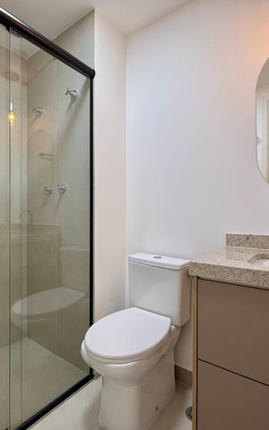 Apartamento à venda com 25m², 1 quarto e sem vaga Apartamento à venda com 25m², 1 quarto e sem vagaBanheiro