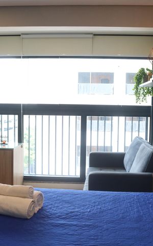 Studio à venda com 26m², 1 quarto e sem vagaQuarto 