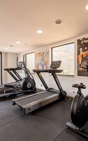 Studio à venda com 32m², 1 quarto e 1 vaga Studio à venda com 32m², 1 quarto e 1 vagaÁrea comum - Academia