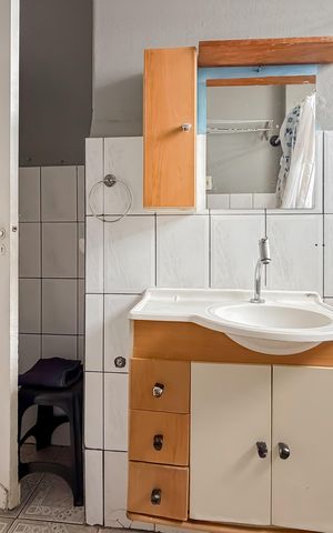 Studio para alugar com 40m², 1 quarto e sem vaga Studio para alugar com 40m², 1 quarto e sem vagaBanheiro