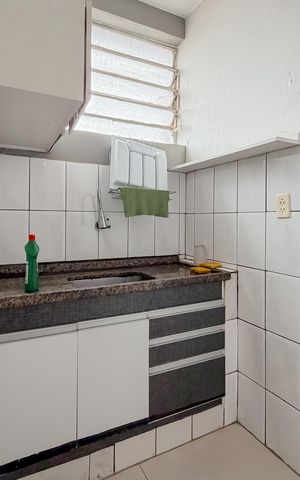 Studio para alugar com 40m², 1 quarto e sem vaga Studio para alugar com 40m², 1 quarto e sem vagaCozinha