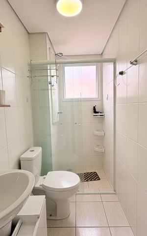 Apartamento à venda com 53m², 2 quartos e 2 vagasBanheiro Social