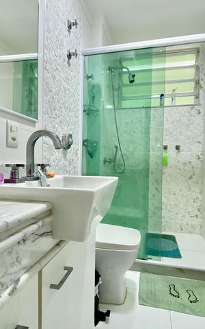 Apartamento à venda com 85m², 3 quartos e 1 vaga Apartamento à venda com 85m², 3 quartos e 1 vagaBanheiro