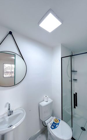 Apartamento à venda com 29m², 1 quarto e sem vagaBanheiro da Suíte