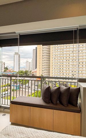 Studio à venda com 22m², 1 quarto e sem vaga