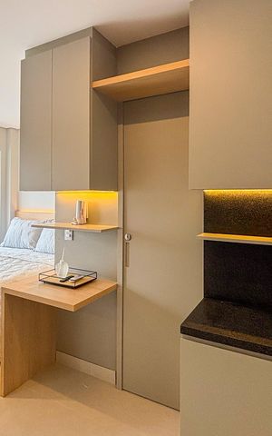 Studio à venda com 22m², 1 quarto e sem vaga