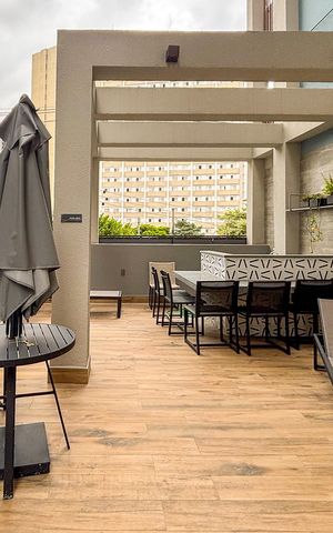 Studio à venda com 22m², 1 quarto e sem vaga