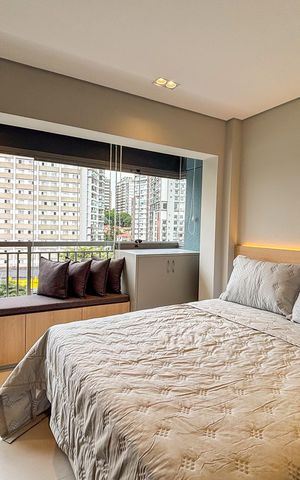 Studio à venda com 22m², 1 quarto e sem vaga