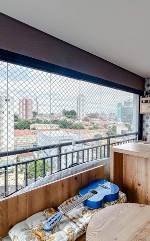 Apartamento à venda com 72m², 3 quartos e 1 vagaVaranda gourmet