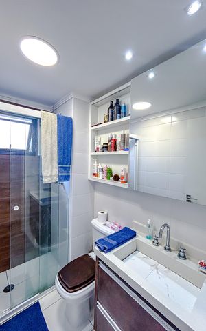 Apartamento à venda com 72m², 3 quartos e 1 vagaBanheiro da Suíte
