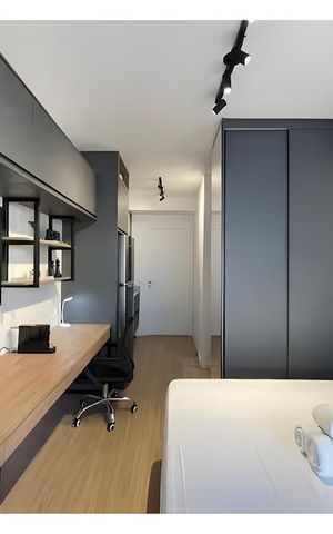 Apartamento para alugar com 29m², 1 quarto e sem vaga