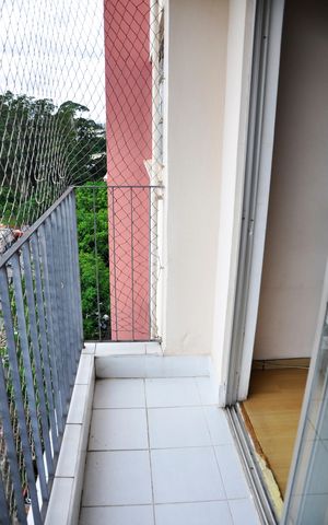 Apartamento à venda com 56m², 2 quartos e 1 vaga Apartamento à venda com 56m², 2 quartos e 1 vagaDetalhe - Varanda da Sala e Sala de Jantar