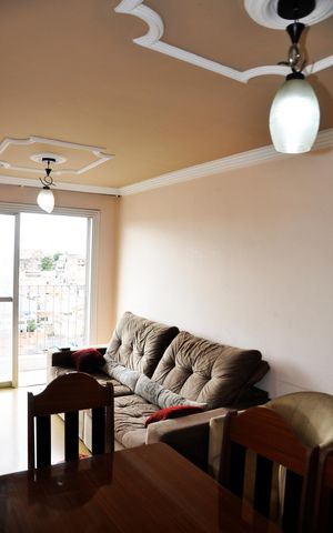 Apartamento à venda com 56m², 2 quartos e 1 vaga Apartamento à venda com 56m², 2 quartos e 1 vagaDetalhe - Sala e Sala de Jantar
