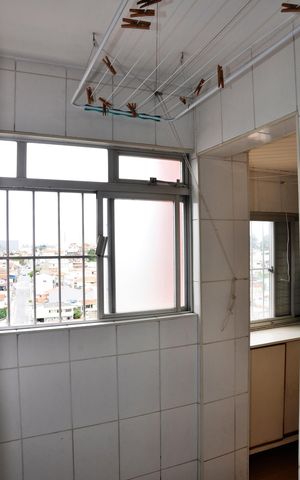 Apartamento à venda com 56m², 2 quartos e 1 vaga Apartamento à venda com 56m², 2 quartos e 1 vagaDetalhe - Área de Serviço