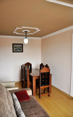 Apartamento à venda com 56m², 2 quartos e 1 vaga Apartamento à venda com 56m², 2 quartos e 1 vagaDetalhe - Sala e Sala de Jantar