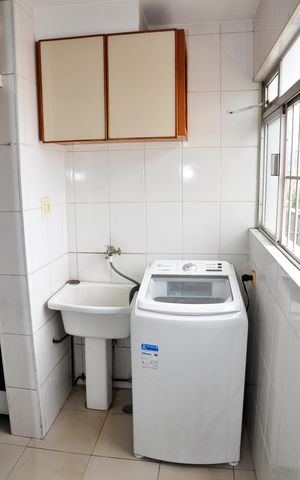 Apartamento à venda com 56m², 2 quartos e 1 vaga Apartamento à venda com 56m², 2 quartos e 1 vagaDetalhe - Área de Serviço
