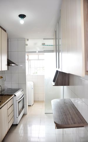 Apartamento à venda com 56m², 2 quartos e 1 vaga Apartamento à venda com 56m², 2 quartos e 1 vagaDetalhe - Cozinha
