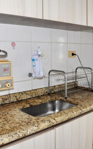 Apartamento à venda com 56m², 2 quartos e 1 vaga Apartamento à venda com 56m², 2 quartos e 1 vagaDetalhe - Cozinha