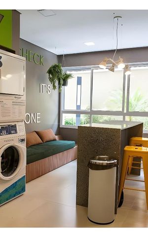 Apartamento para alugar com 32m², 1 quarto e sem vaga