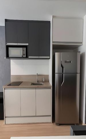 Apartamento para alugar com 32m², 1 quarto e sem vaga
