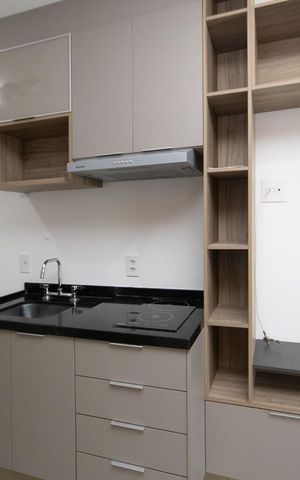 Apartamento à venda com 30m², 1 quarto e sem vaga Apartamento à venda com 30m², 1 quarto e sem vagaCozinha - Armários / Quarto