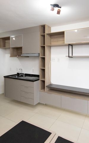 Apartamento à venda com 30m², 1 quarto e sem vaga Apartamento à venda com 30m², 1 quarto e sem vagaCozinha - Armários / Quarto