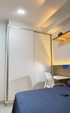 Apartamento para alugar com 36m², 1 quarto e sem vaga