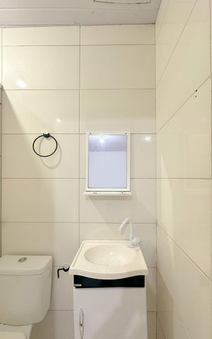 Casa para alugar com 150m², 2 quartos e 1 vagaBanheiro da Suíte