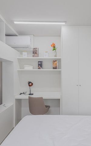Studio para alugar com 23m², 1 quarto e sem vaga Studio para alugar com 23m², 1 quarto e sem vagaQuarto