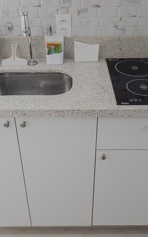 Studio para alugar com 23m², 1 quarto e sem vaga Studio para alugar com 23m², 1 quarto e sem vagaCozinha