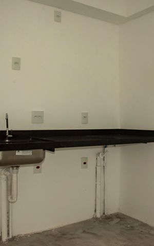 Studio à venda com 45m², 1 quarto e sem vagaCozinha