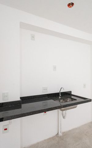 Studio à venda com 41m², 1 quarto e sem vaga Studio à venda com 41m², 1 quarto e sem vagaCozinha